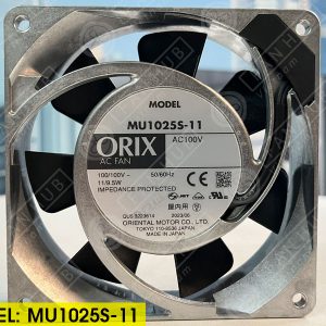 ORIX MU1025S-11 - AC AXIAL FAN, 100VAC, 104x104x25mm