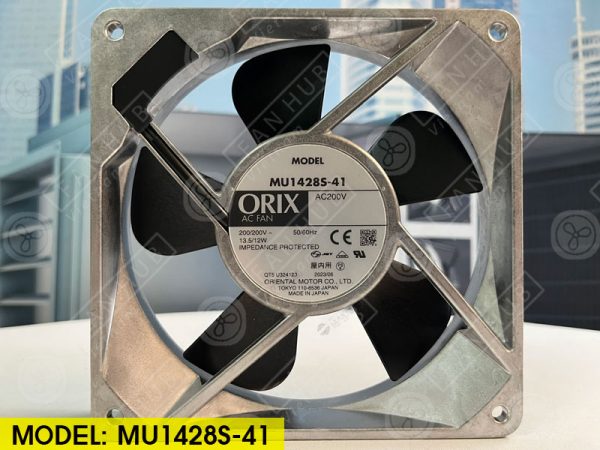 ORIX MU1428S-41 - AC AXIAL FAN, 200VAC, 140x140x28mm