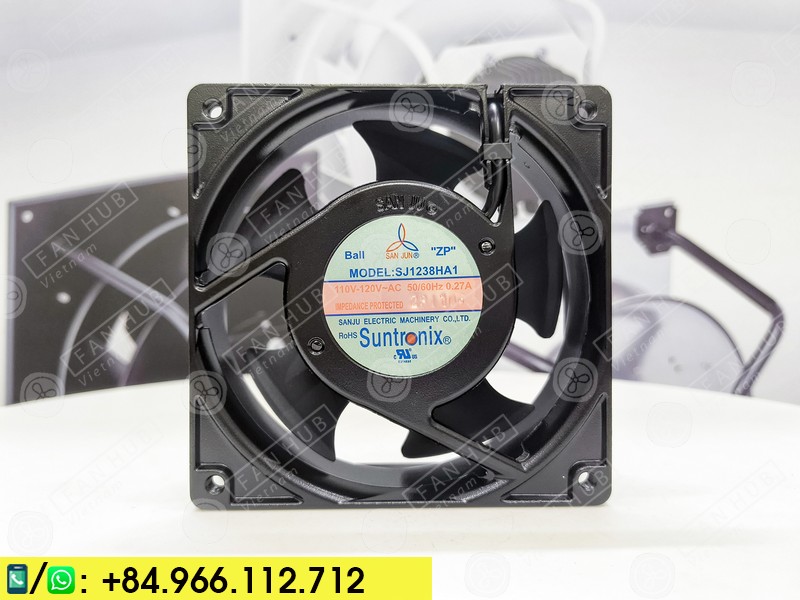 SANJUN SJ1238HA1 - AC AXIAL FAN, 110-120VAC, 120x120x38mm