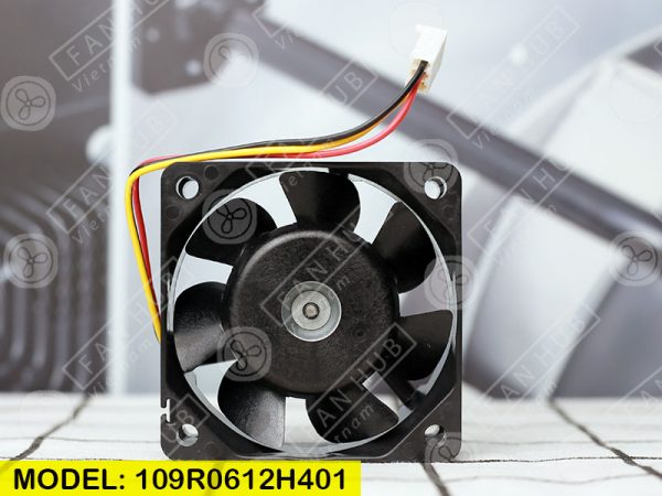 SANYO DENKI 109R0612H401 - Inverter Fan, 12VDC, 60x60x25mm