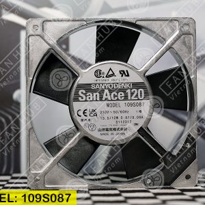 Sanyo Denki 109S087 - AC AXIAL FAN, 230VAC, 120x120x25mm