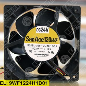 Sanyo Denki 9WF1224H1D01 - Inverter Fan, 24VDC, 120x120x38mm