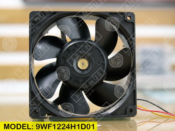 Sanyo Denki 9WF1224H1D01 - Inverter Fan, 24VDC, 120x120x38mm