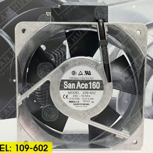 Sanyo Denki 109-602 - AC AXIAL FAN, 200VAC, 160x160x51mm