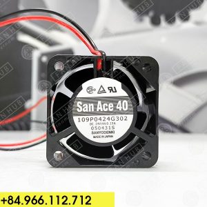 SANYO DENKI 109P0424G302 - Inverter Fan, 24VDC, 40x40x28mm