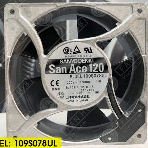 Sanyo Denki 109S078UL - AC AXIAL FAN, 200VAC, 120x120x38mm