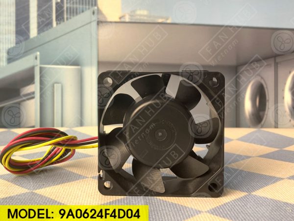 Sanyo Denki 9A0624F4D04 - Inverter Fan, 24VDC, 60x60x25mm