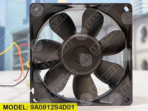 SANYO DENKI 9A0812S4D01 - Inverter Fan, 12VDC, 80x80x25mm