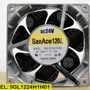 Sanyo Denki 9GL1224H1H01 - Inverter Fan, 24VDC, 120x120x38mm