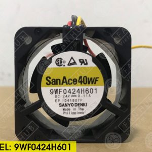 Sanyo Denki 9WF0424H601 - Inverter Fan, 24VDC, 40x40x20mm