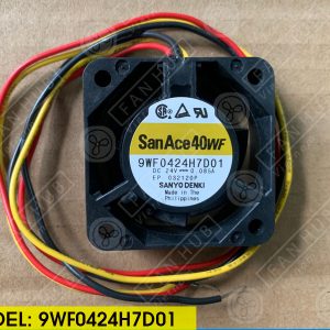 Sanyo Denki 9WF0424H7D01 - Inverter Fan, 24VDC, 40x40x15mm