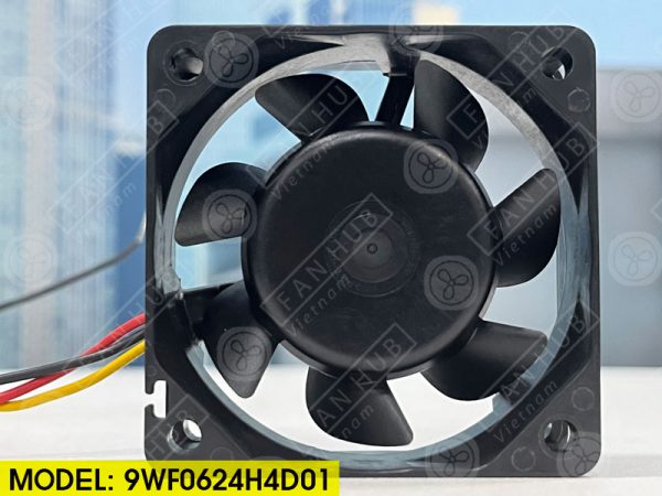 Sanyo Denki 9WF0624H4D01 - Inverter Fan, 24VDC, 60x60x25mm