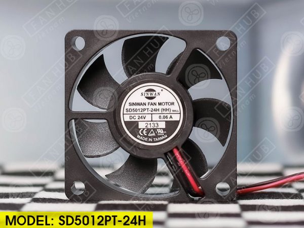 SINWAN SD5012PT-24H - Inverter Fan, 24VDC, 50x50x12mm