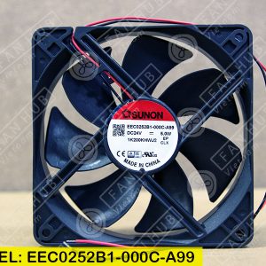 Sunon EEC0252B1-000C-A99 - Inverter Fan, 24VDC, 120x120x25mm