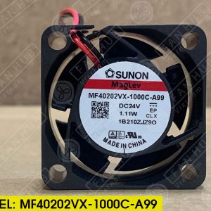 Sunon MF40202VX-1000C-A99 - Inverter Fan, 24VDC, 40x40x20mm