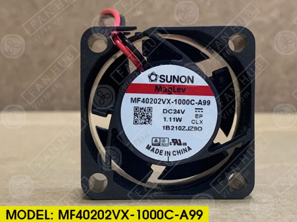 Sunon MF40202VX-1000C-A99 - Inverter Fan, 24VDC, 40x40x20mm