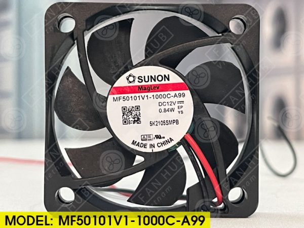 Sunon MF50101V1-1000C-A99 - Inverter Fan, 12VDC, 50x50x10mm