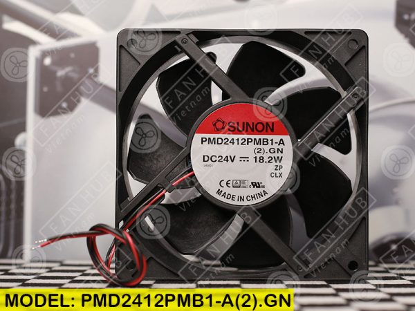 Sunon PMD2412PMB1-A(2).GN - Inverter Fan, 24VDC, 120x120x38mm