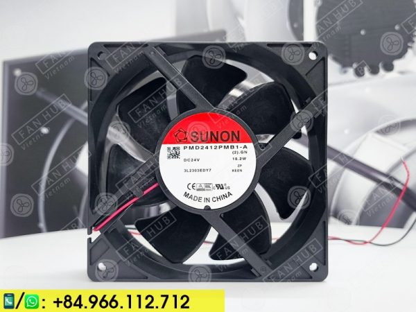 Sunon PMD2412PMB1-A(2).GN - Inverter Fan, 24VDC, 120x120x38mm