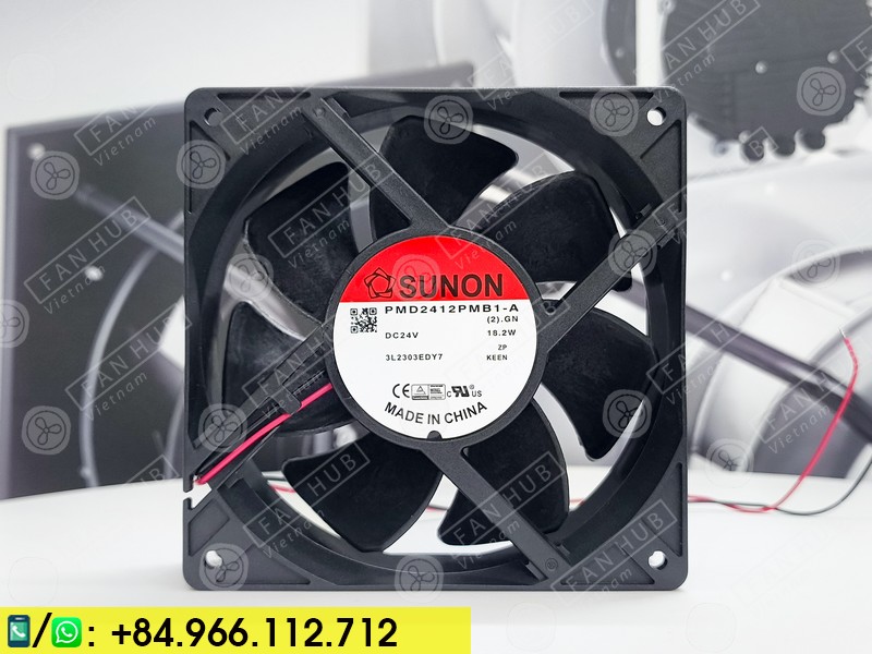 Sunon PMD2412PMB1-A(2).GN - Inverter Fan, 24VDC, 120x120x38mm
