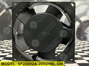 SUNON SF23092A 2092HBL.GN - Cabinet Fan, 220VAC, 92x92x25mm