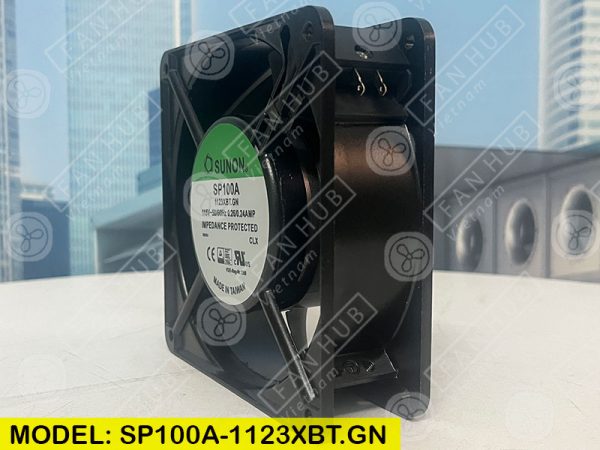 COOLING FAN SUNON SP100A-1123XBT.GN, 115VAC, 120x120x38mm