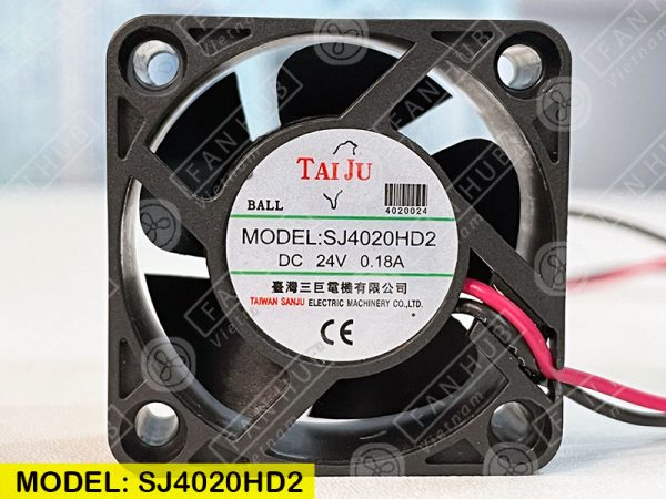 TAIJU SJ4020HD2 - Inverter Fan, 24VDC, 40x40x20mm