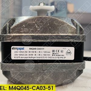 Fan Motor EBMPAPST M4Q045-CA03-51 For Refrigeration, 230VAC, 83mm