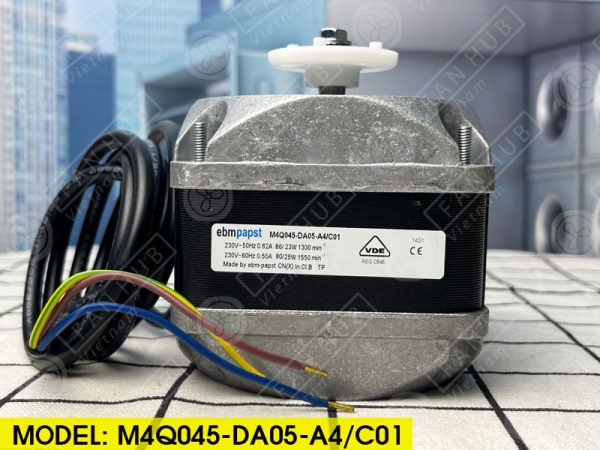 Fan Motor EBMPAPST M4Q045-DA05-A4/C01 For Refrigeration, 230VAC, 83mm