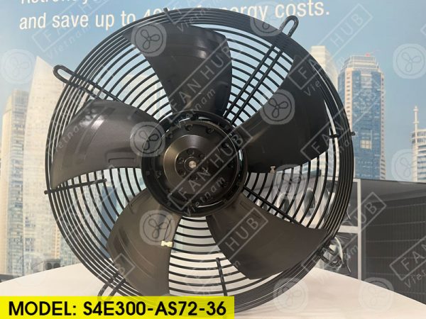 EBMPAPST S4E300-AS72-36 - AC Axial Fan, 230VAC, 300mm