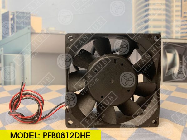 DELTA PFB0812DHE - Inverter Fan, 12VDC, 80x80x38mm