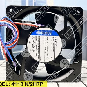 EBMPAPST 4118N/2H7P - Axial Fan, 48VDC, 120x120x38mm