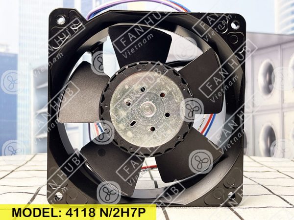 EBMPAPST 4118N/2H7P - Axial Fan, 48VDC, 120x120x38mm