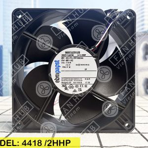 EBMPAPST 4418/2HHP - Axial Fan, 48VDC, 120x120x38mm