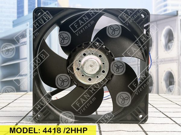 EBMPAPST 4418/2HHP - Axial Fan, 48VDC, 120x120x38mm