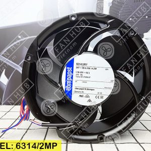 EBMPAPST 6314/2MP - Inverter Fan, 24VDC, 172x51mm