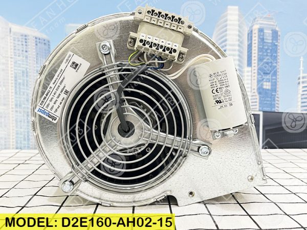 EBMPAPST D2E160-AH02-15 - AC Centrifugal Fan, 230VAC, 160mm