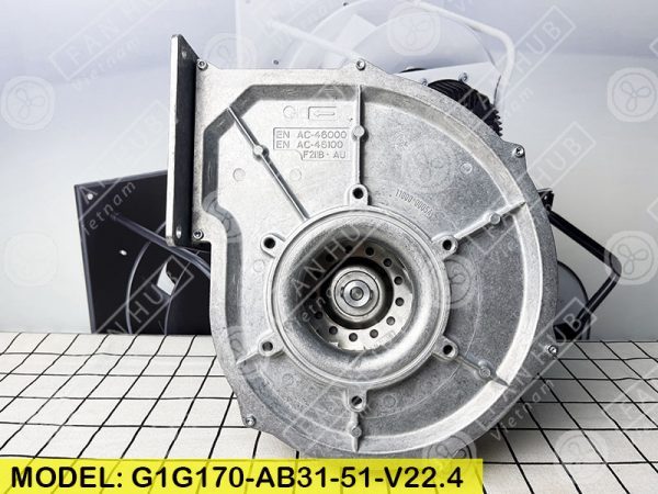 EBMPAPST G1G170-AB31-51-V22.4 - EC Centrifugal Fan, 230VAC, 170mm