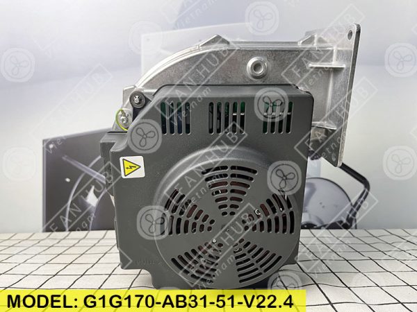 EBMPAPST G1G170-AB31-51-V22.4 - EC Centrifugal Fan, 230VAC, 170mm