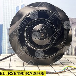 EBMPAPST R2E190-RA26-05 - Centrifugal Fan, 230VAC, 190mm