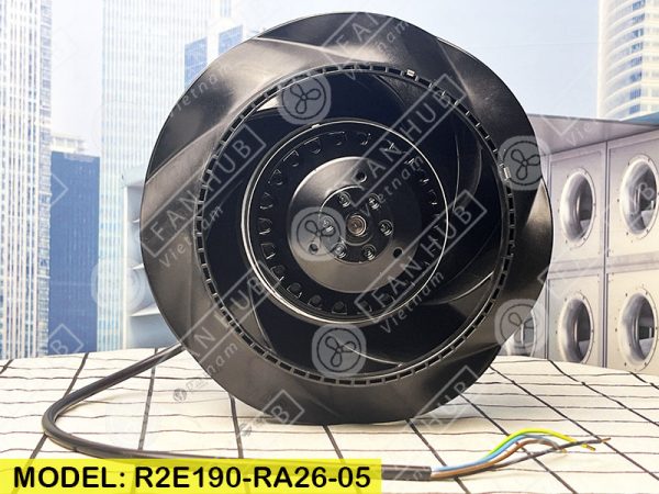 EBMPAPST R2E190-RA26-05 - Centrifugal Fan, 230VAC, 190mm