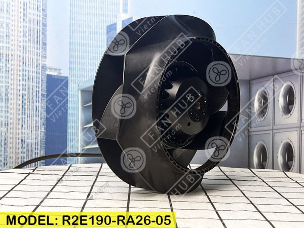 EBMPAPST R2E190-RA26-05 - Centrifugal Fan, 230VAC, 190mm