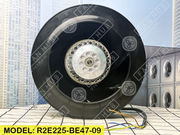 EBMPAPST R2E225-BE47-09 - Centrifugal Fan, 230VAC, 225mm