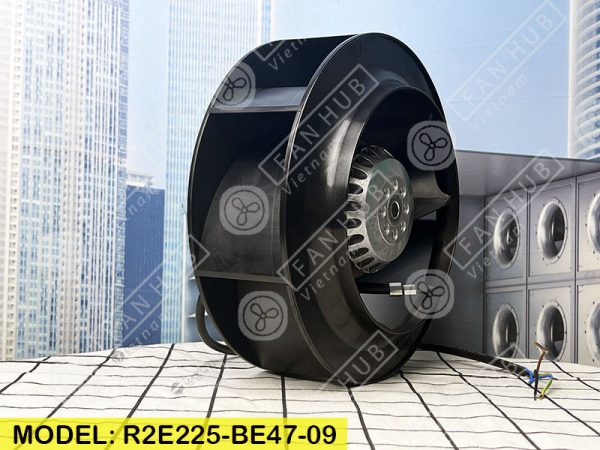 EBMPAPST R2E225-BE47-09 - Centrifugal Fan, 230VAC, 225mm