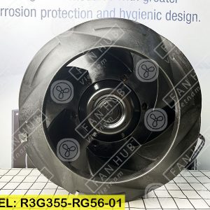 EBMPAPST R3G355-RG56-01 - EC Centrifugal Fan, 400VAC, 355mm