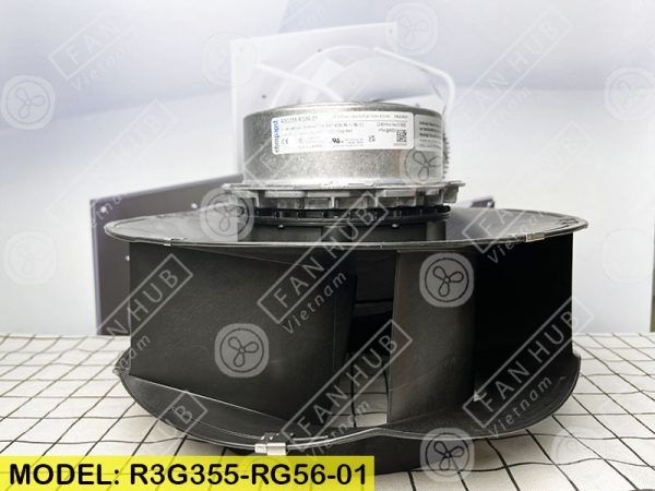 EBMPAPST R3G355-RG56-01 - EC Centrifugal Fan, 400VAC, 355mm