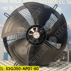 EBMPAPST S3G350-AP01-60 - EC Centrifugal Fan, 230VAC, 350mm