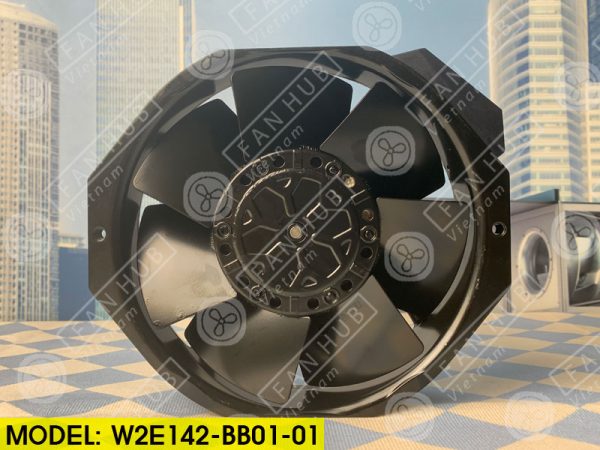 EBMPAPST W2E142-BB01-01 - AC Axial Fan, 230VAC, 172x150x38mm