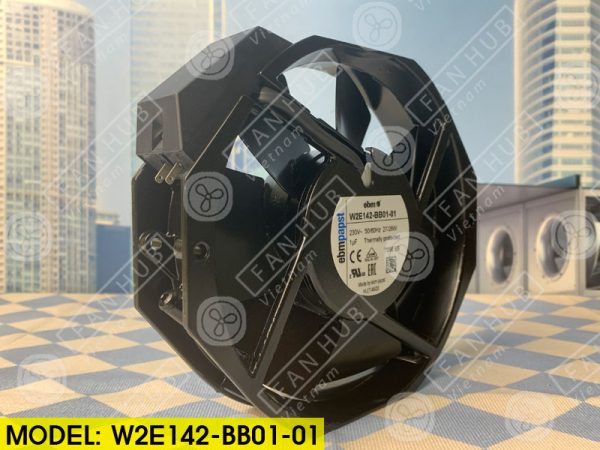 EBMPAPST W2E142-BB01-01 - AC Axial Fan, 230VAC, 172x150x38mm