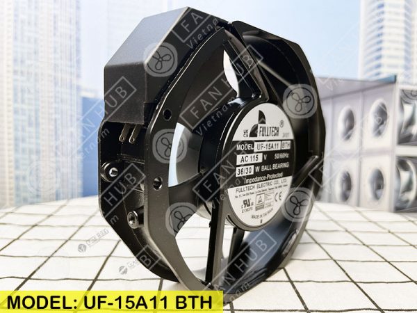 FULLTECH UF-15A11 BTH - AC AXIAL FAN, 115VAC, 172x150x38mm